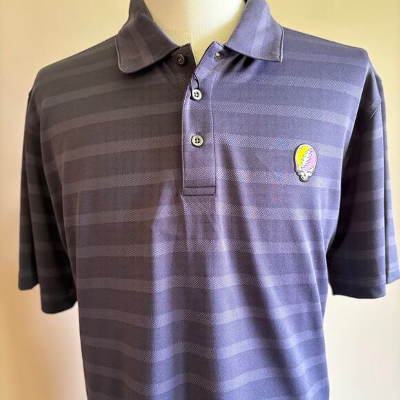 Grateful Dead Steal Your Face Bolle Performance Golf Polo (XL) NWT - Picture 4 of 5
